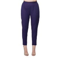 DARK BLUE COTTON FLEX PANT FOR WOMEN  JAIPUR