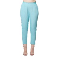 SKY BLUE COTTON SAMERY PANT FOR WOMEN  JAIPUR