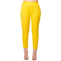 YELLOW  COTTON FLEX PANTS  FOR WOMEN JAIPUR