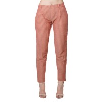 RED GREY STRIPED PANT FOR WOMEN JAIPUR